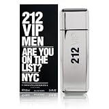 212 Vip by Carolina Herrera Eau De Toilette Spray for Men, 3.4 Ounce