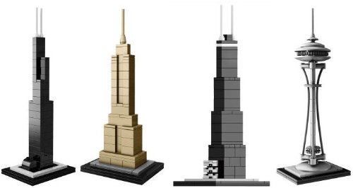 Lego Architecture Series Set Of 4 On Sale