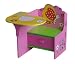 4Gr8 Kidz Pink Series Kids Wooden Chair Desk with Storage