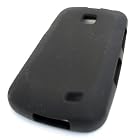 Straight Talk Samsung Galaxy Proclaim Black Silicone Soft Case Skin Cover Cell Phone Accessory 720C SCH-S720C