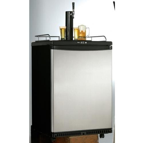 Danby DKC645BLS 5.8-Cu.Ft. Designer Beer Keg Cooler, Black/Stainless