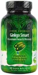 Irwin Naturals Ginkgo Smart (9 Powerful Brain Boosters for Memory & Focus)