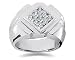 0.27 ctw Men's Diamond Ring in Platinum