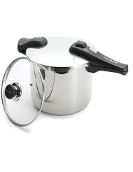 Chef's Design 10-7 8-Quart Stainless Steel Pressure Cooker by Chef's Design