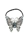 Fashion Hair Accessory ~ Butterfly Hair Band with Purple Amethyst Crystals