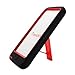 Black Red Heavy Duty Hybrid Hard Soft Cover Case with Stand for Apple Ipod Touch 5 5th
