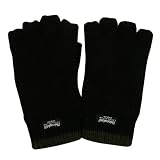Fingerless Raggwool Glove - Black
