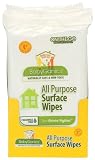 BabyGanics The Grime Fighter All Purpose Wipes On-the-Go, Unscented, 25-count Pouch (Pack of 3) Image