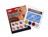 Kansas Jayhawks Face Paint and Tattoo Pack