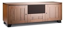 Hot Sale Salamander Chameleon Geneva 236 Triple-Width A/V Cabinet (Medium Walnut)