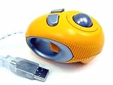 Off table handheld trackball/mouse Yellow