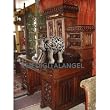 Jali style statue Colonial british elephant sculpture
