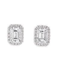 14K White Gold 1.2cttw Round Diamond Earring