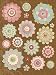 K&Company Bailey Grand Adhesions Embellishments, Paper Flowers