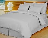 Twin/Twin X- Long 300 Thread Count 100% Egyptian Cotton Duvet Cover Set Str ....