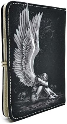 TaylorHe Spiral Direct Collection Enslaved Angel 6" eReader Covers Folio Case with Patterns and passport slot for Kindle Paperwhite Kindle 4 Kindle Touch
