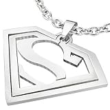 Pendentif acier superman 2 partie