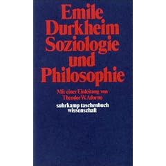 Soziologie und Philosophie (suhrkamp taschenbuch wissenschaft)