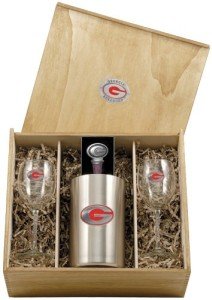 Georgia Bulldogs Wine Set