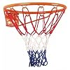 Hudora - Canestro da basket con rete per esterni, 45,7 cm �
