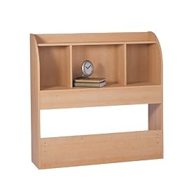 Sandune Bookcase Headboard - Maple Finish (Twin)