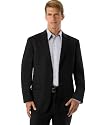 Jones NY Suit, Black Solid Athletic Fit