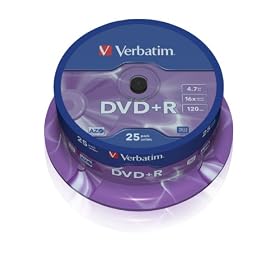 Verbatim - DataLifePlus - DVD+R x 25 - 4,7 Go
