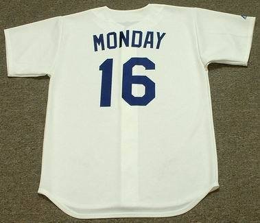 RICK MONDAY Los Angeles Dodgers 1981 Majestic Cooperstown Throwback Baseball Jersey, LARGE