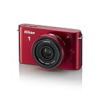 NIKON 1 J1 - Rot + 10 mm Objektiv + 2 JAHRE GARANTIE