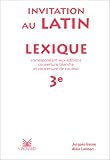 Revue Magnard  / Lexique invitation au latin 3e