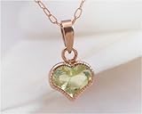 【me.加藤夏希プロデュース】K10PG レモンクォーツ ハート ネックレス カラフル・ハート