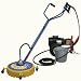 High Speed 18in. Concrete Floor Cleaning System Hooks up to Pressure Washer Hose!