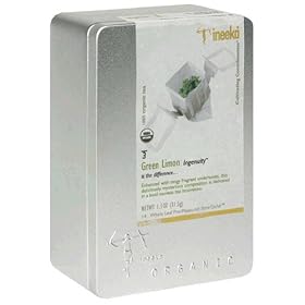 Ineeka Whole Leaf Organic Tea, Ingenuity - Green Limon, 1.1-Ounce Tin