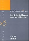 Revue Emile Bruylant  / Les droits de l'homme dans les 