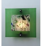 12W Springtime Of My Youth Fused Glass Sconce