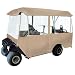 Sporting Goods : Classic Accessories 72472 Fairway Deluxe 4-Passenger Golf Car Enclosure (Sand)