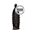 Orion 415561 Secura Dark Desire 3er Set, farbig genoppt,  Schwarze Kondome mit Noppen und einer Wandst�rke von je 0,65 mm.