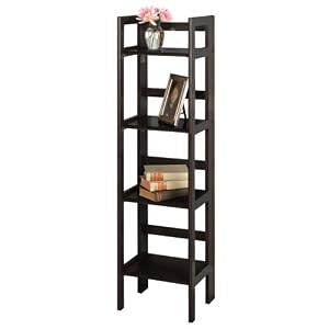 Winsome Wood Folding 4-Tier Shelf