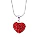 Buytra Shambhala Crystal Heart Pendant Necklace [Office Product]