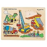 Puzzibilities Under Construction Wooden Sound Puzzle