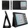 Kolay� Black iPad 2 Leather Case & Screen Protector Kit for New Apple iPad 2 (2nd Generation)
