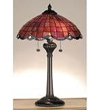 Meyda Tiffany Elan Garnet Tiffany Table Lamp - MEY-78123