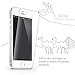 Lepow Graphene Tempered Glass Screen Protector for Apple iPhone 5 / iPhone 5S / iPhone 5C - Anti-Scratch, Bubble-Free, Reduce Fingerprint