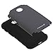 Fosmon HYBO-DUOC Slim Fit Dual-Layer Hybrid Case for Motorola Moto E (1st Gen, 2014) (Black/Dark Gray)