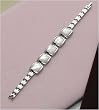 J-Steel by Fyn Studios (TM) Stainless-Steel & Genuine White Mother Of Pearl Bracelet JSF-843332001051