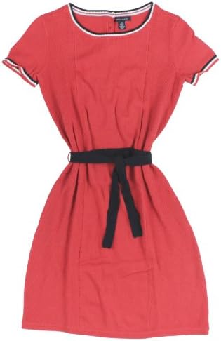 Tommy Hilfiger Women's Short-Sleeve Belted Sweaterdress