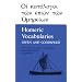 Homeric Vocabularies: Greek and English Word-Lists for the Study of Homer