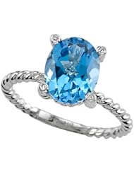 Genuine Blue Topaz Ring by Effy Collection®