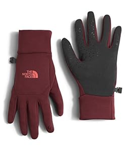 The North Face Etip Womens Gloves - Large/Deep Garnet Red