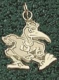 Anderson Jewelry Miami Hurricanes New Fighting Ibis 5/8 Gold Charm